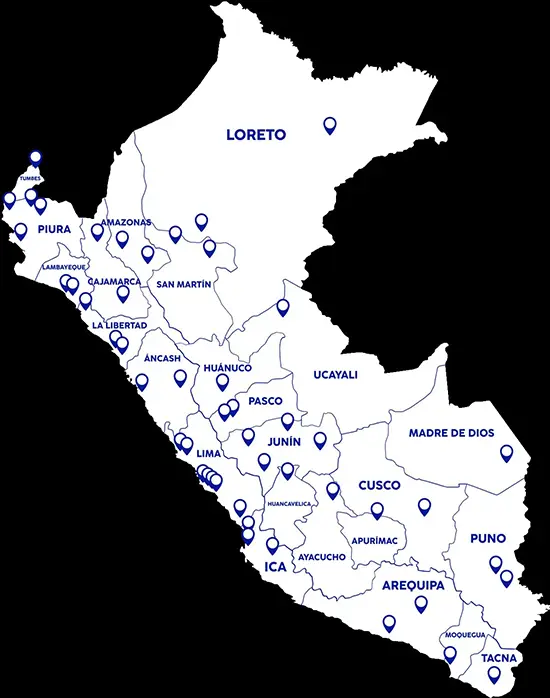 Mapa de Sedes SENATI